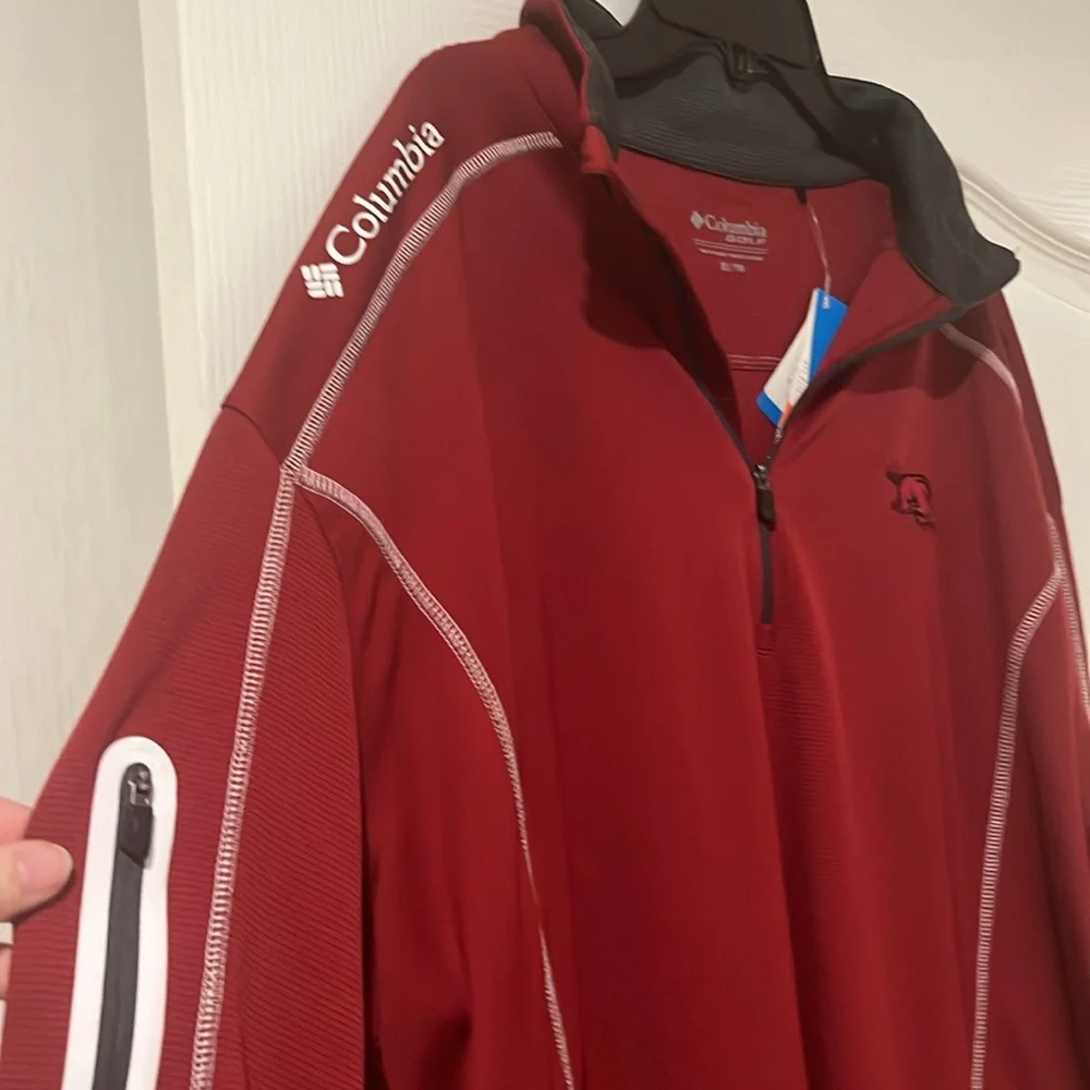Arkansas Razorbacks Columbia Golf Half-Zip - Picture 3 of 4